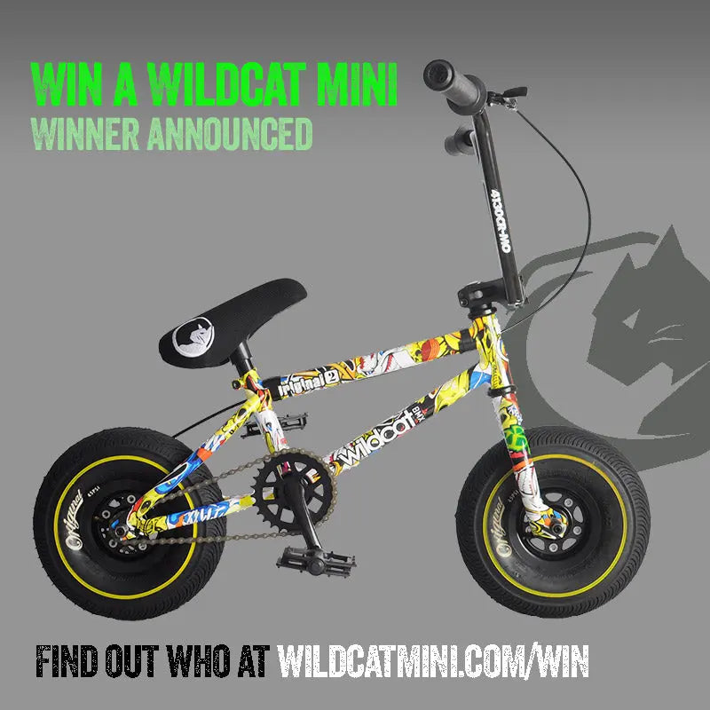 The winner of the Wildcat Mini BMX Crazy Boy is...