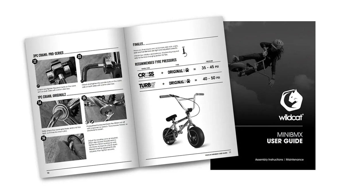 Wildcat Mini BMX User Guide