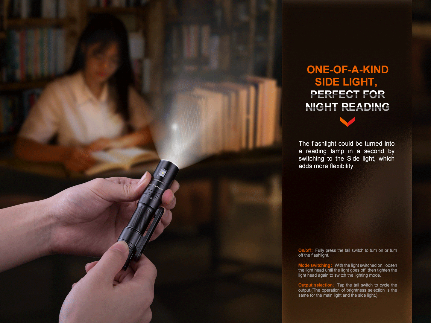 Fenix LD12R Dual Light Flashlight - 600 Lumens Fenix Store