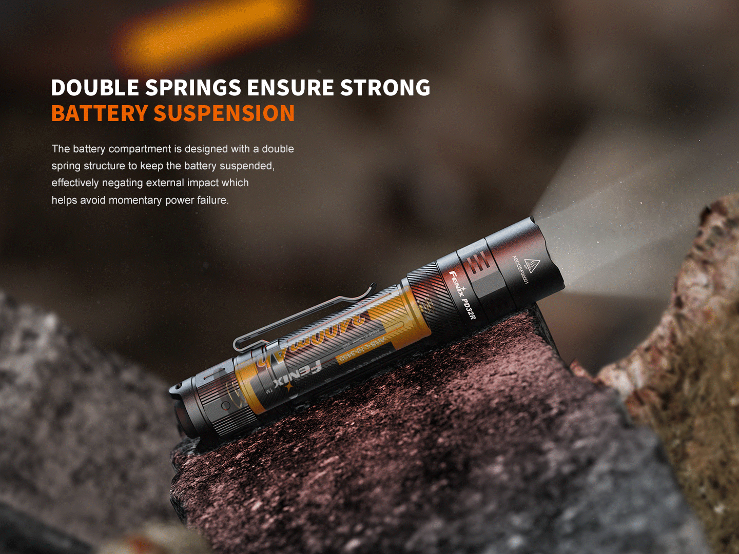 Fenix PD32R Rechargeable Silent Switch LED Flashlight Fenix Store