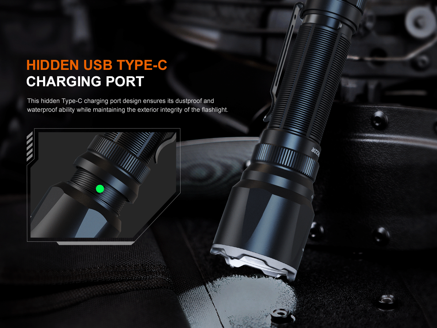 Fenix TK22R Rechargeable Tactical & Duty Flashlight Fenix Store