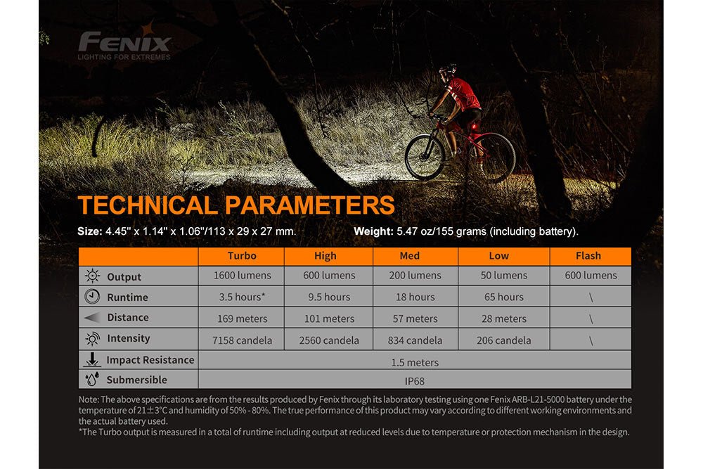 Fenix BC26R LED Bike Light Fenix Store