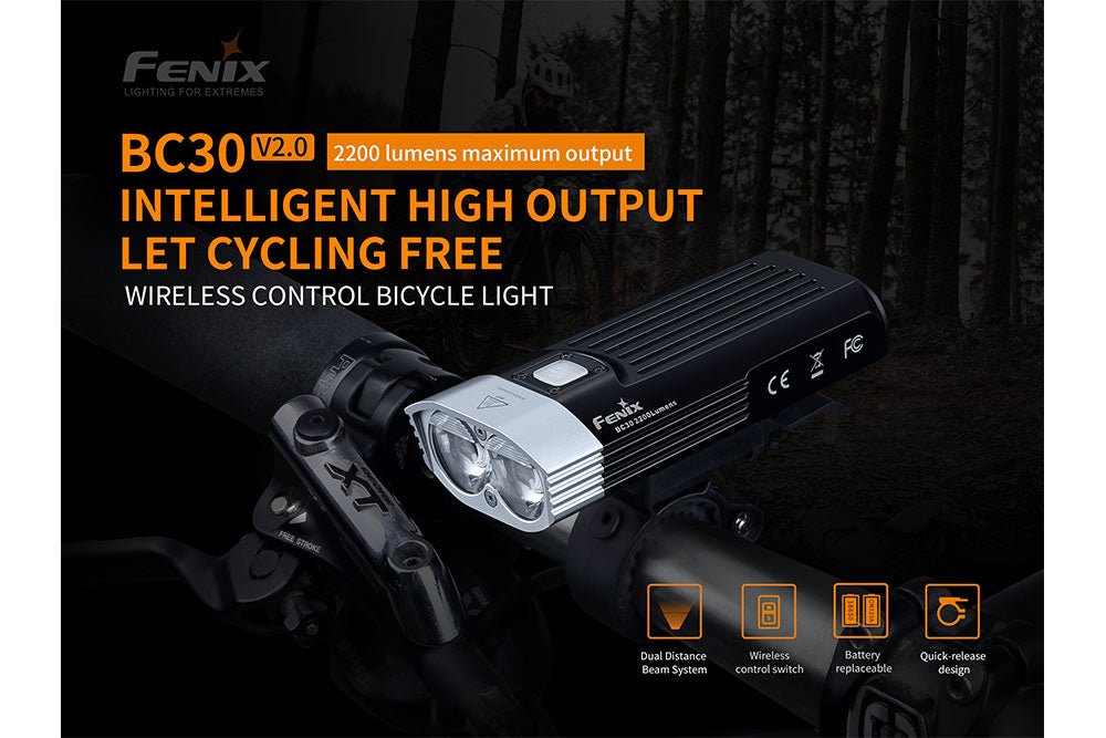Fenix BC30 V2 LED Bike Light Fenix Store