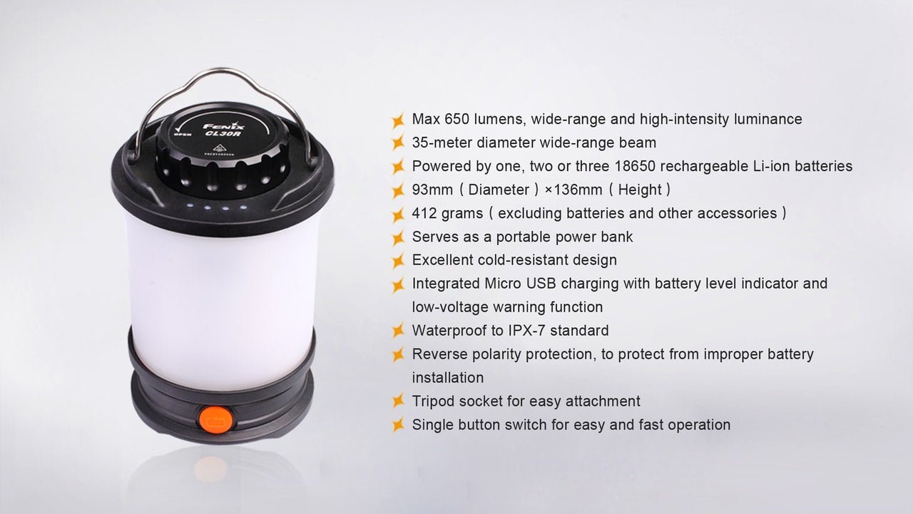 Fenix CL30R LED Camping Lantern Fenix Store