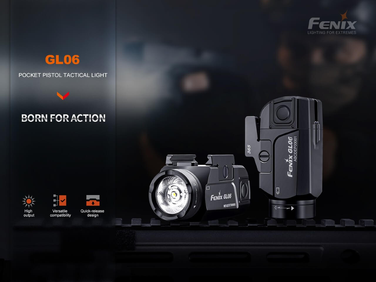 Fenix GL06 Pocket Pistol Tactical LED Light - 600 Lumens Fenix Store