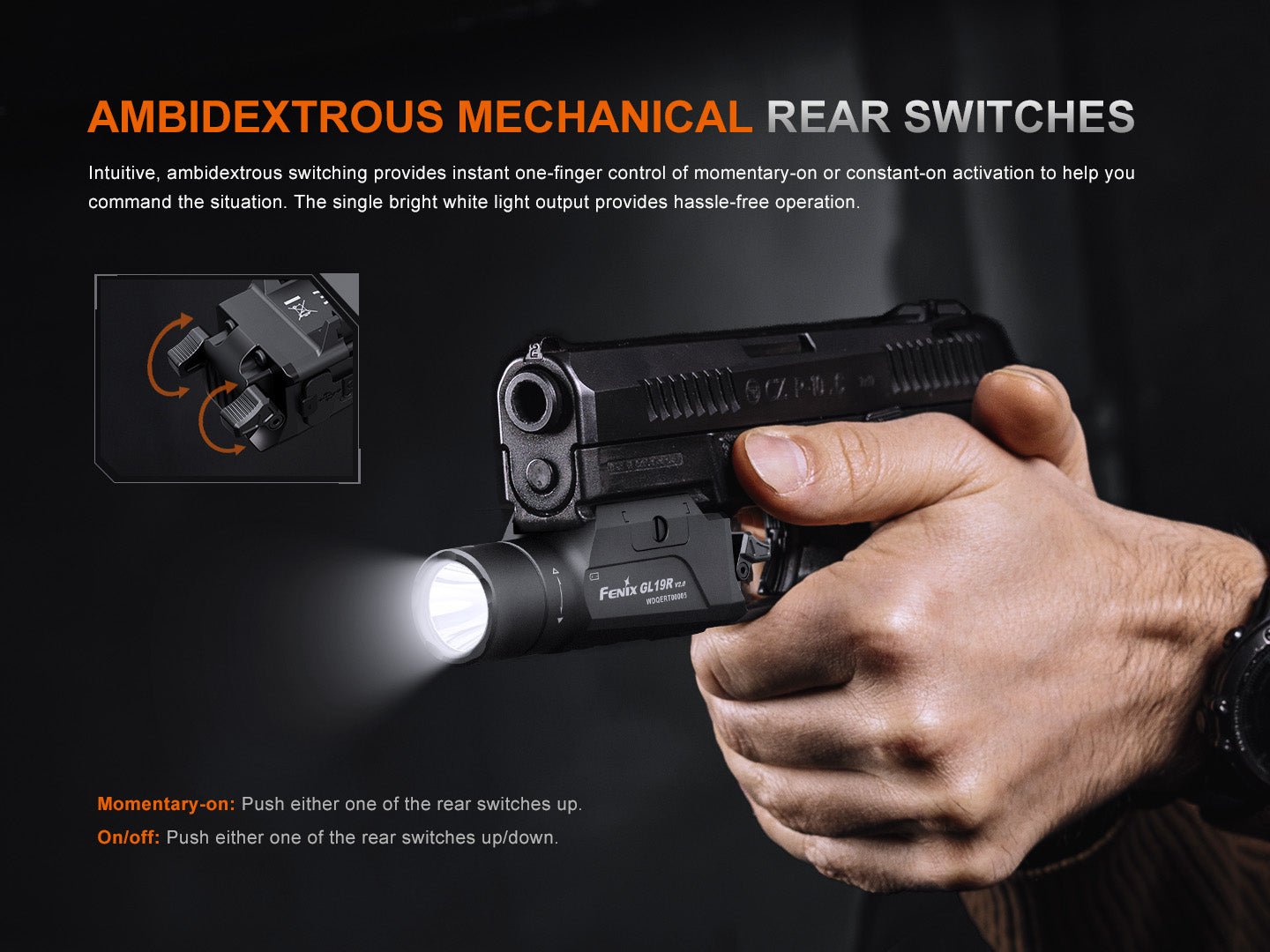 Fenix GL19R V2 Modular Switch Mounted Light Fenix Store