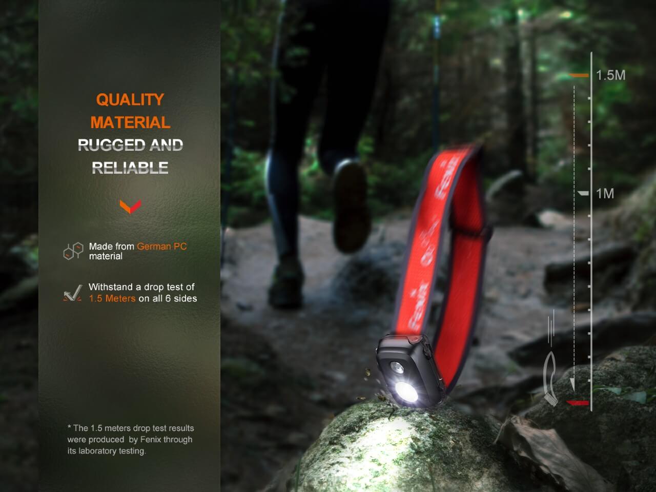 Fenix HL16 Lightweight Outdoor Hiking LED Headlamp Fenix Store