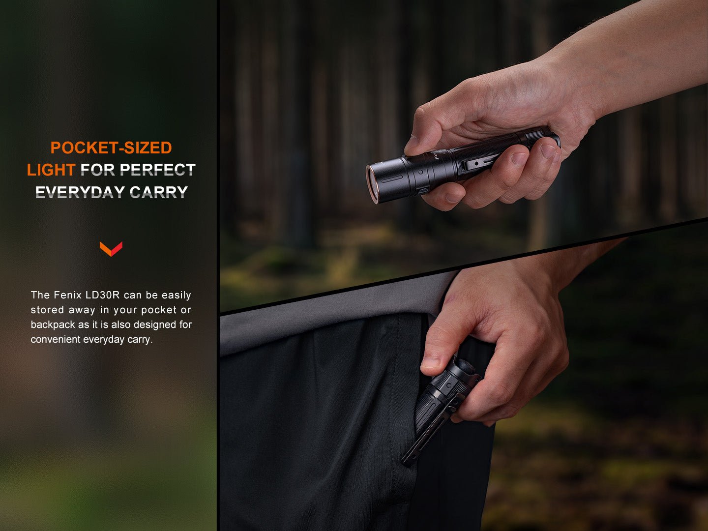 Fenix LD30R High-Performance Lightweight Flashlight Fenix Store