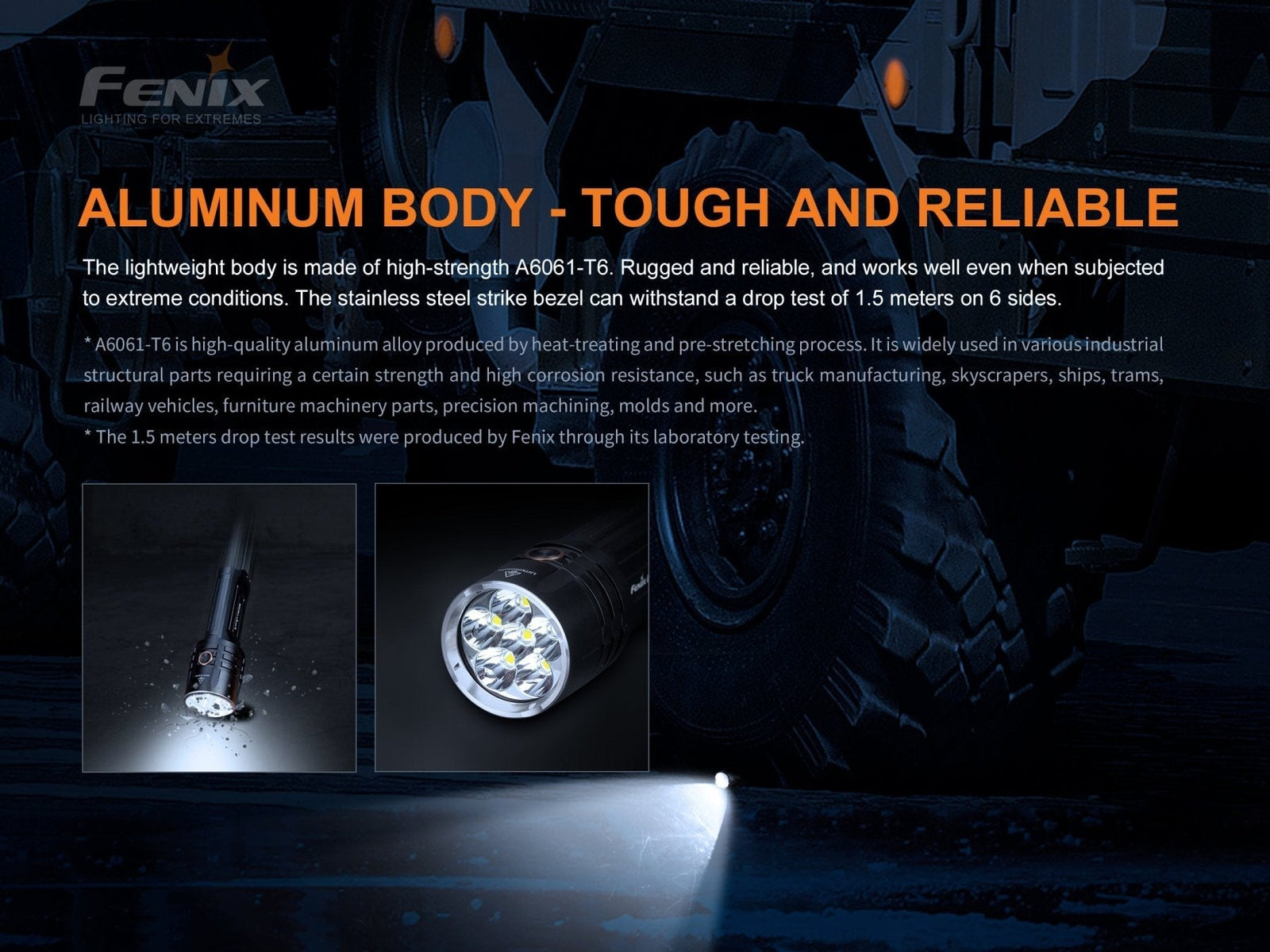 Fenix LR35R Rechargeable LED Flashlight - 10,000 Lumens Fenix Store