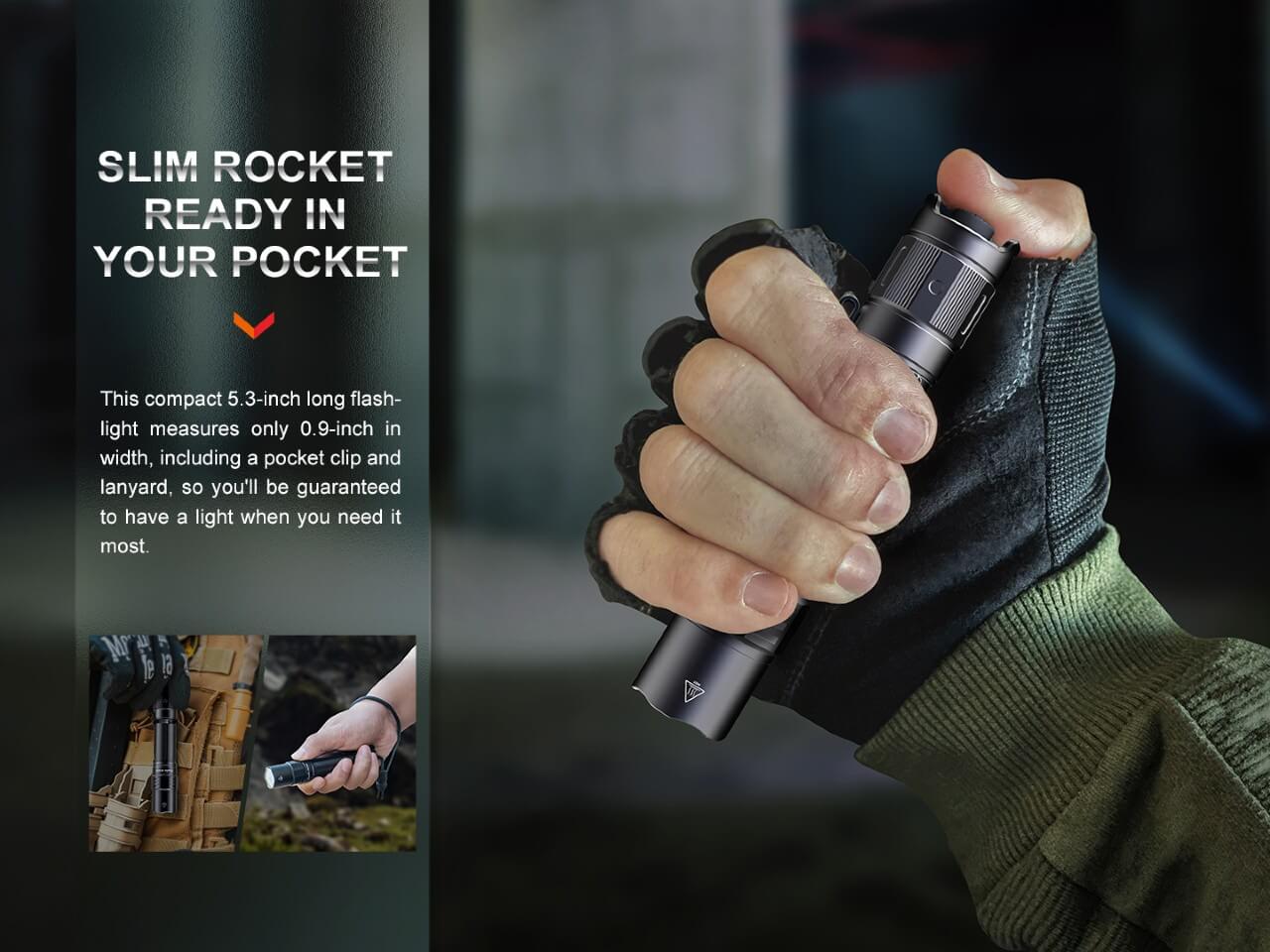 Fenix PD35R Compact Rechargeable Tactical Flashlight Fenix Store