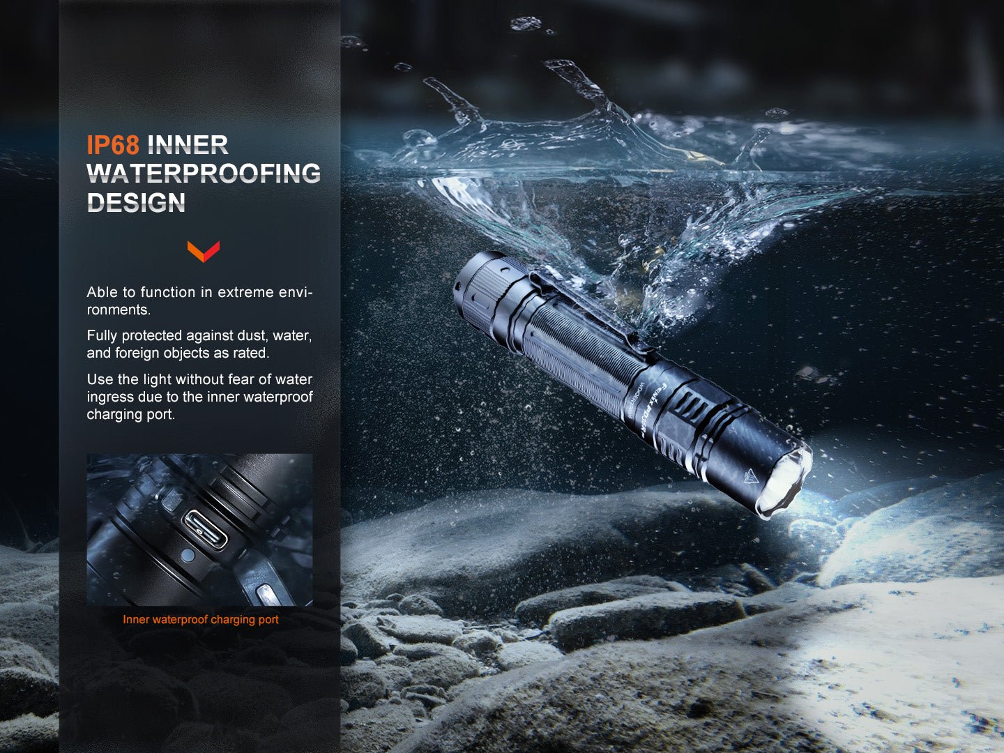 Fenix PD36R Pro 2800 Lumen Flashlight + FREE E03R V2 Keychain Light Fenix Store