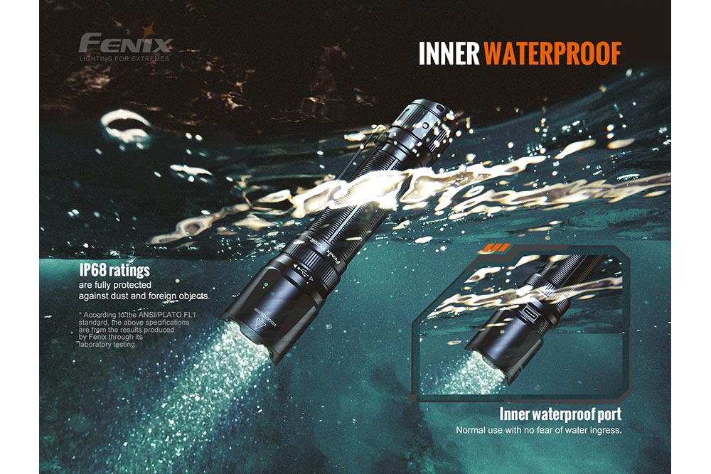 Fenix TK20R V2.0 Rechargeable Flashlight with FREE T5 Tactical Pen (optional) Fenix Store
