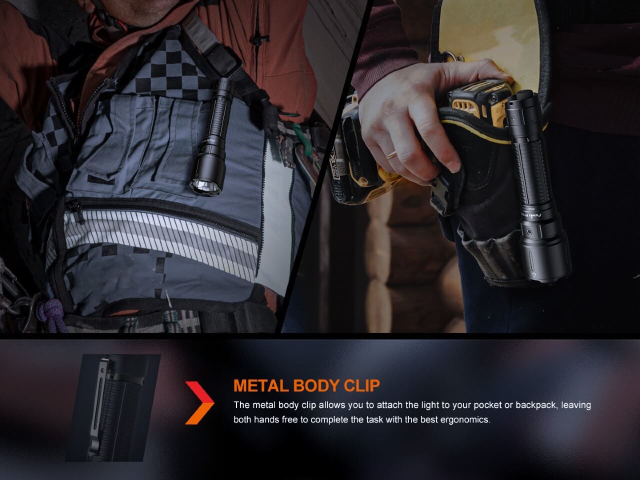 Fenix WF26R Cradle Charging LED Work Flashlight Fenix Store