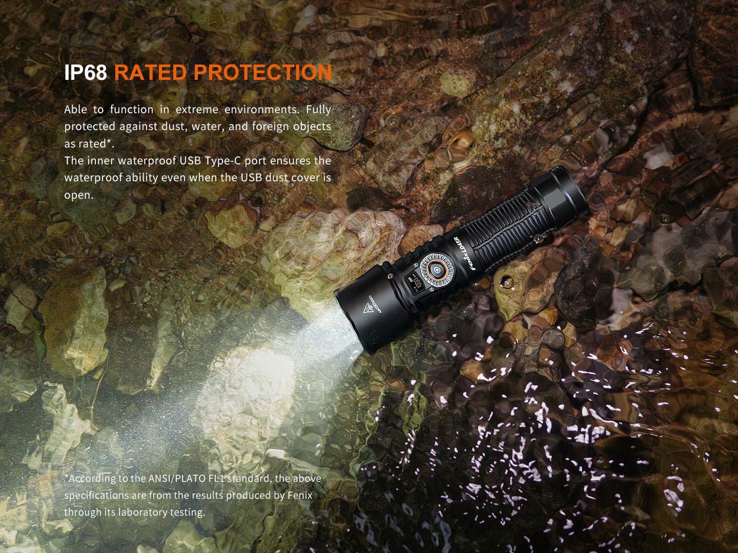Fenix LD45R Digital Focus Rechargeable LED Flashlight Fenix Store