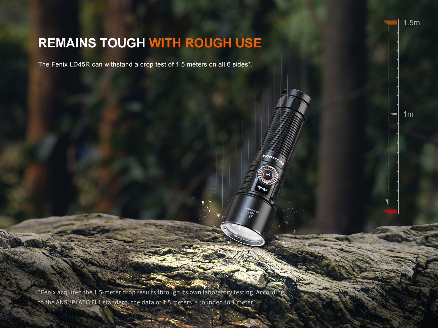 Fenix LD45R Digital Focus Rechargeable LED Flashlight Fenix Store