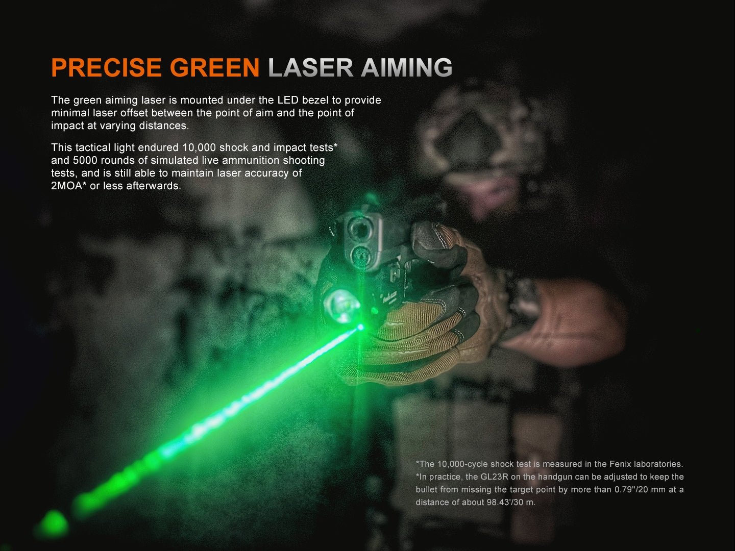 Fenix GL23R Green Laser Tactical Light Fenix Store