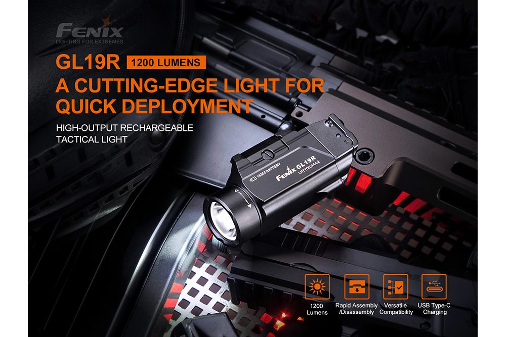 Fenix GL19R Rechargeable Tactical Light - Discontinued Fenix Store