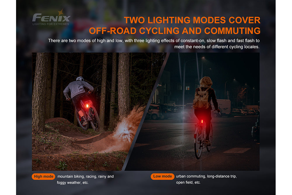 Fenix BC05R V2.0 Rechargeable Bicycle Tail Light Fenix Store