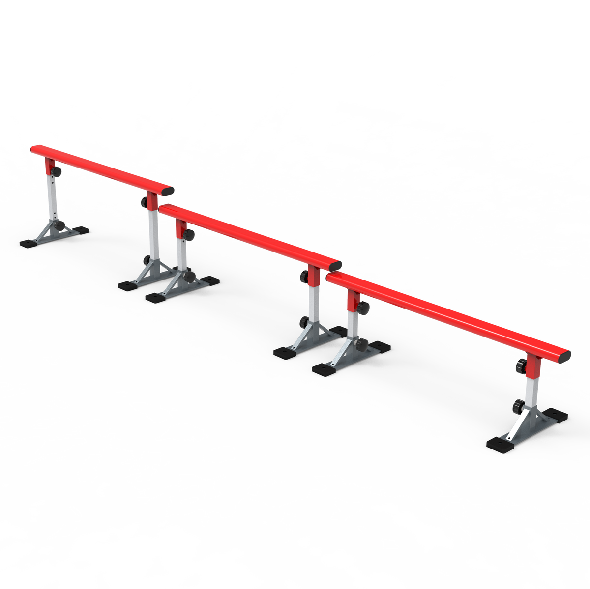 12 Foot Grind Rail- (3) 4FT Grind Rails Freshpark
