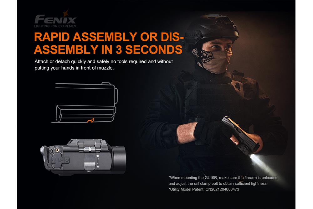 Fenix GL19R Rechargeable Tactical Light - Discontinued Fenix Store