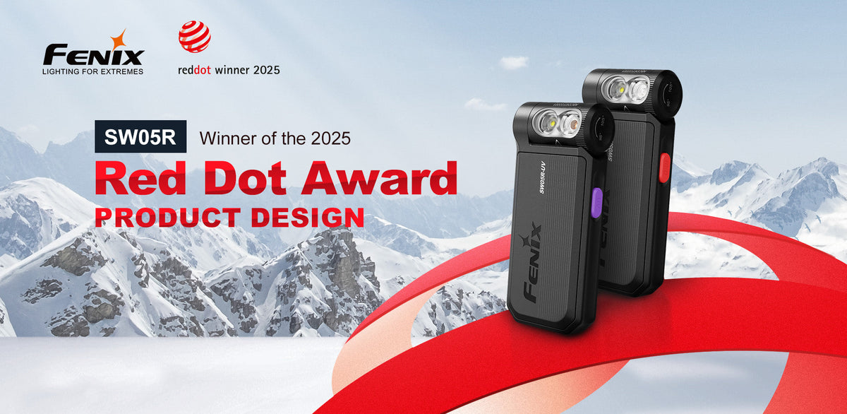 Fenix SW05R Multipurpose Clip-On Light with Red or UV Output Fenix Store