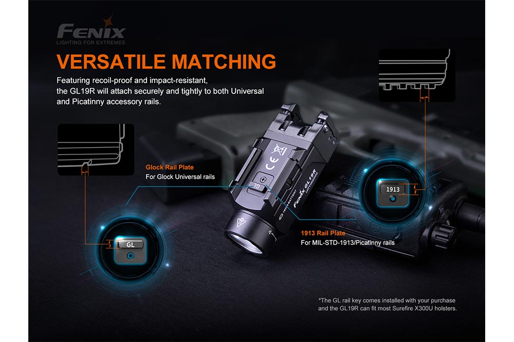 Fenix GL19R Rechargeable Tactical Light - Discontinued Fenix Store