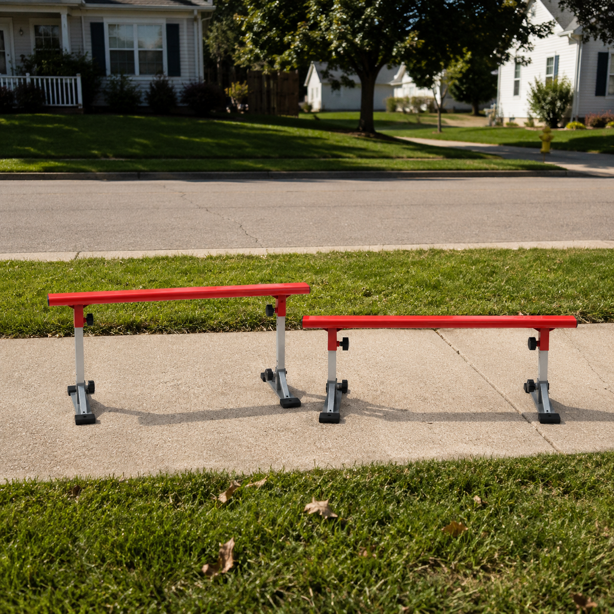 8 Foot Grind Rail- (2) 4FT Grind Rails Freshpark