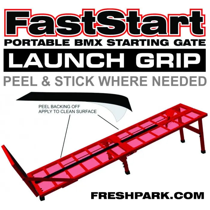 BMX FastStart Portable Starting Gate with Grip Tape Freshpark