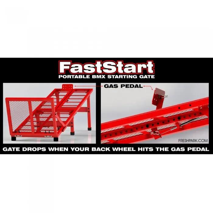 BMX FastStart Portable Starting Gate with Grip Tape Freshpark