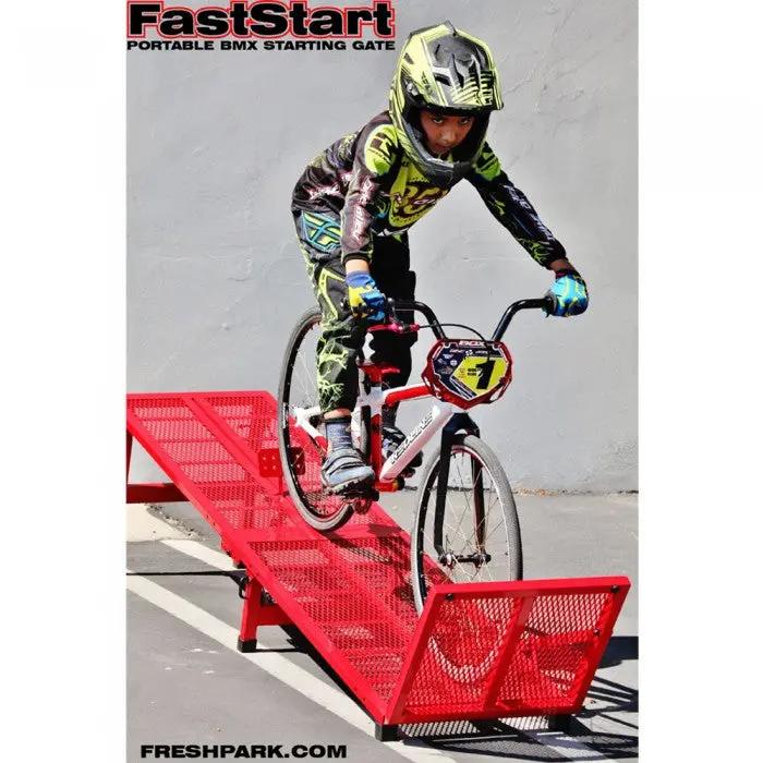 BMX FastStart Portable Starting Gate with Grip Tape Freshpark