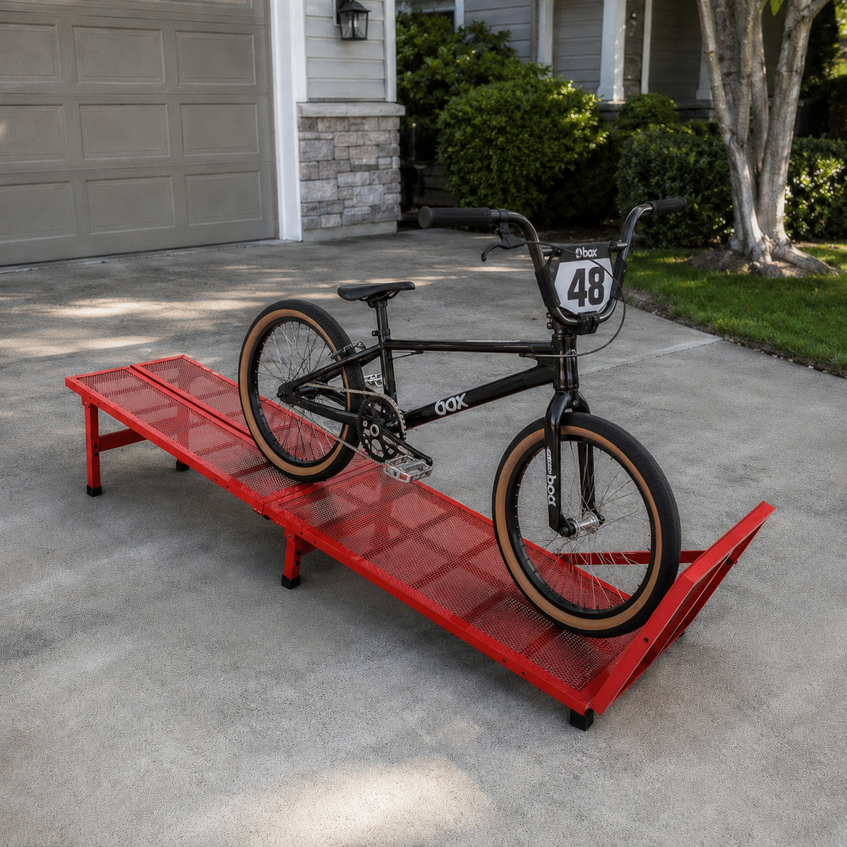 bmx bicycle ramps Freshpark Jump Ramp the ramp features a bold NINJA logo and a sleek black finish that exudes an edgy vibe Ninja Skyrider Jump Ramp for