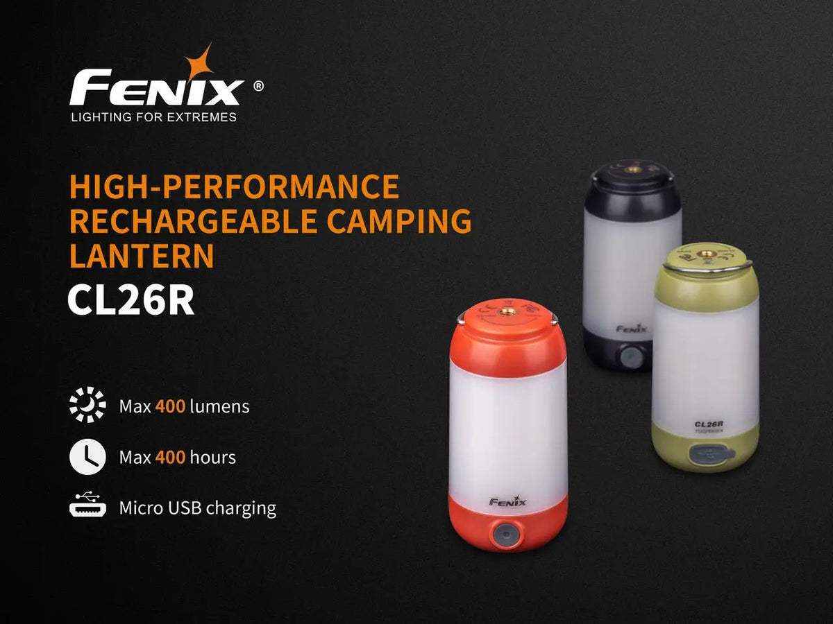 Fenix CL26R High Performance LED Rechargeable Camping Lantern Fenix Store