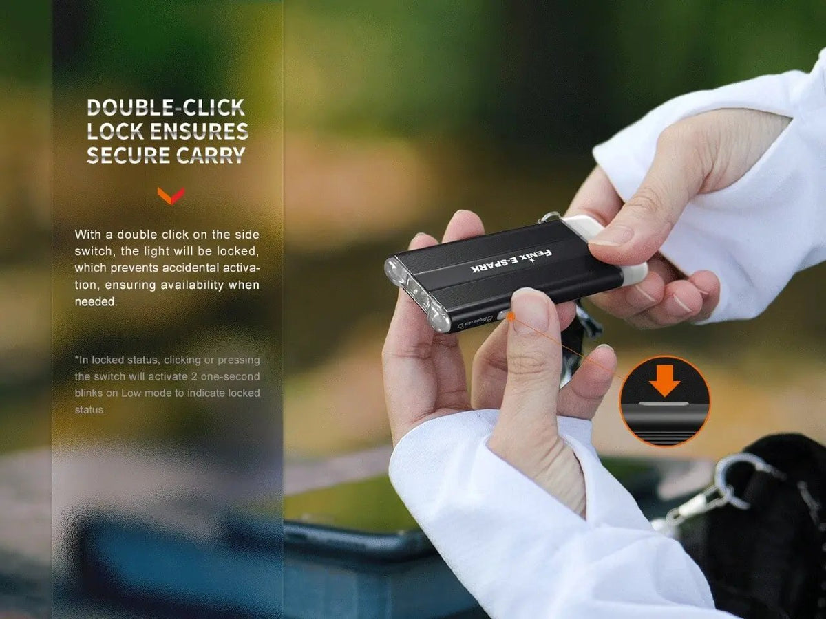 Fenix E-SPARK Ultra-Thin Powerbank LED Flashlight Fenix Store