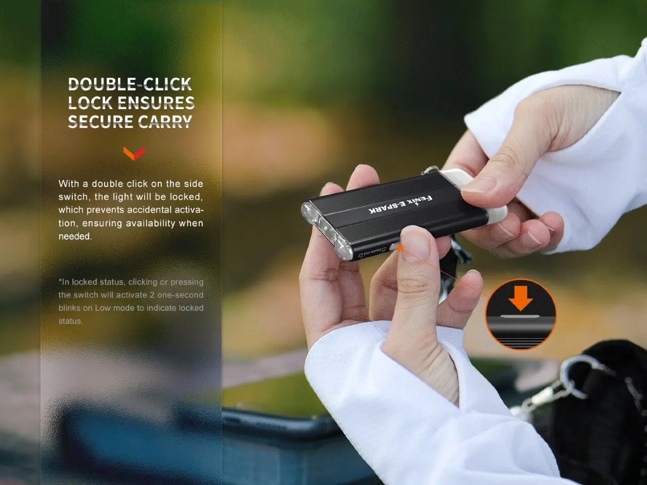 Fenix E-SPARK Ultra-Thin Powerbank LED Flashlight Fenix Store