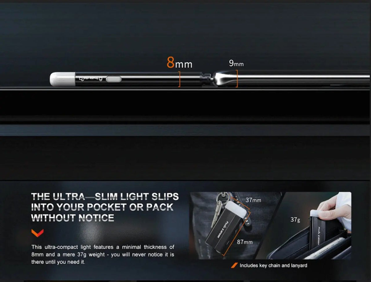 Fenix E-SPARK Ultra-Thin Powerbank LED Flashlight Fenix Store