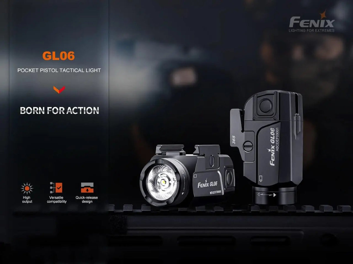 Fenix GL06 Pocket Pistol Tactical LED Light - 600 Lumens Fenix Store