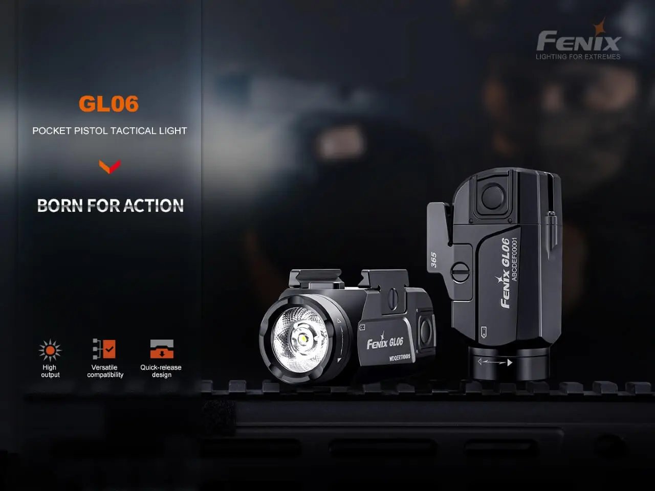 Fenix GL06 Pocket Pistol Tactical LED Light - 600 Lumens Fenix Store