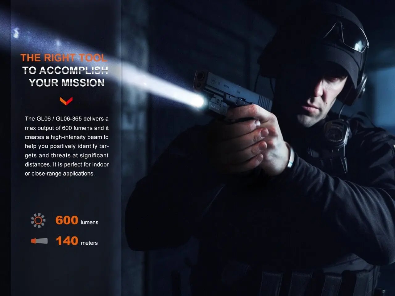 Fenix GL06 Pocket Pistol Tactical LED Light - 600 Lumens Fenix Store