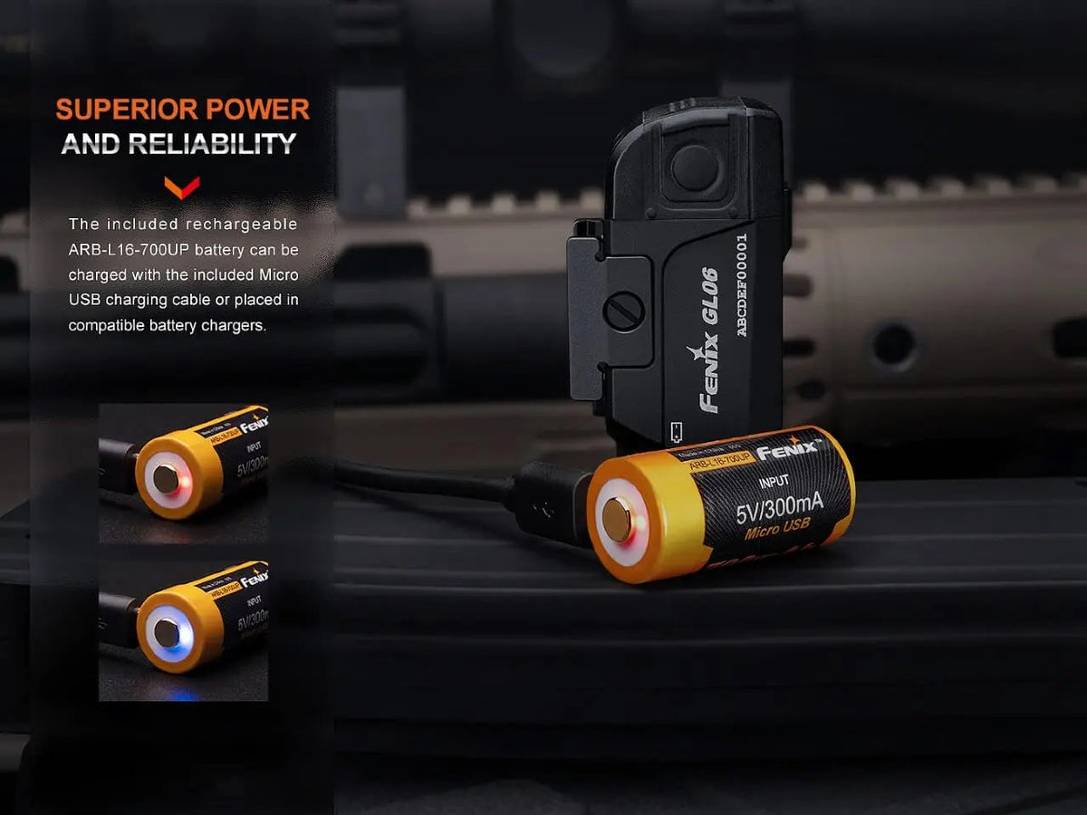 Fenix GL06 Pocket Pistol Tactical LED Light - 600 Lumens Fenix Store