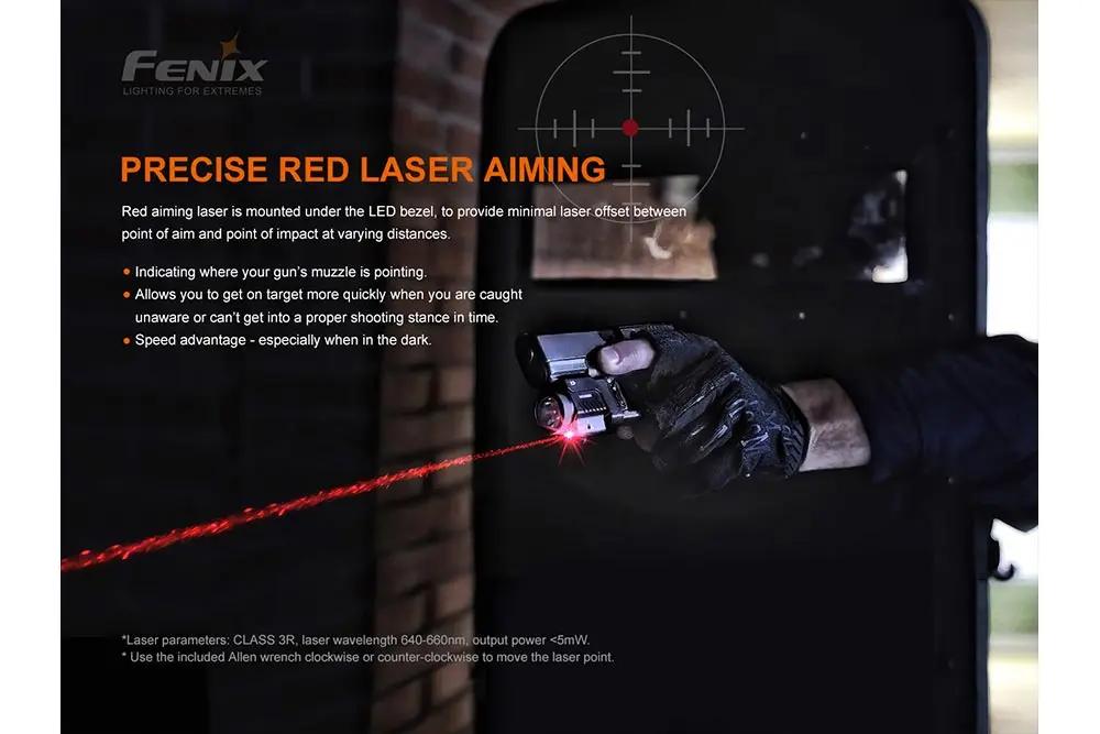 Fenix GL22 Tactical LED Light with Red Laser Fenix Store