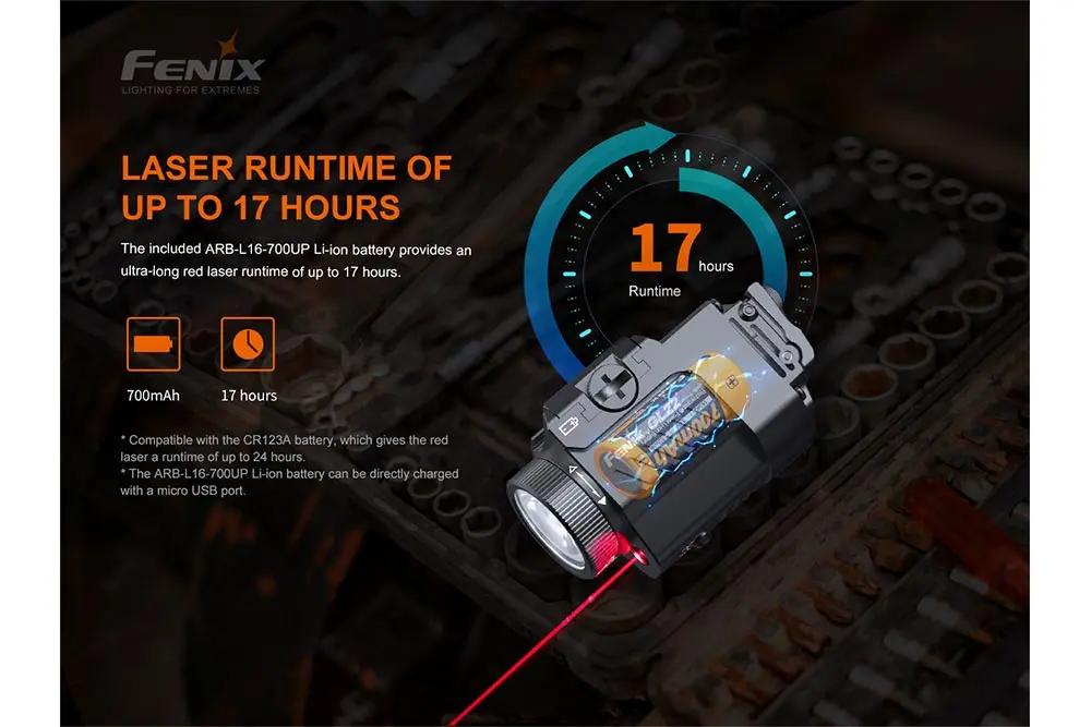 Fenix GL22 Tactical LED Light with Red Laser Fenix Store