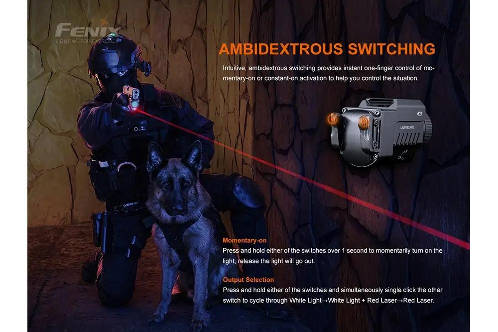 Fenix GL22 Tactical LED Light with Red Laser Fenix Store