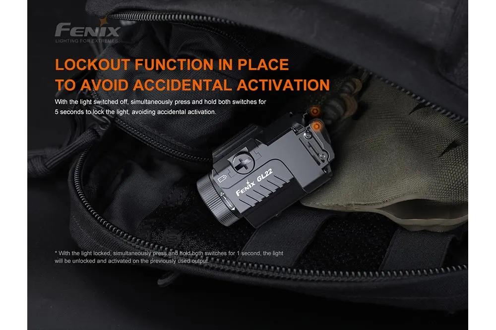 Fenix GL22 Tactical LED Light with Red Laser Fenix Store