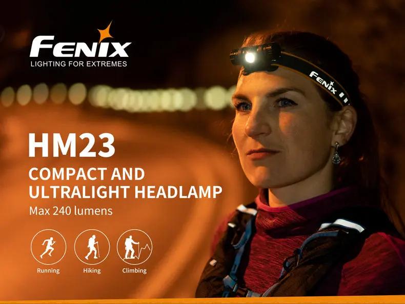 Fenix HM23 Compact Hiking and Running Headlamp - Discontinued Fenix Store