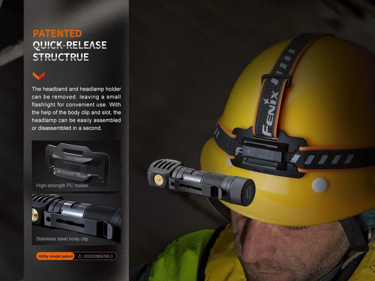 Fenix HM61R V2 Rechargeable LED Headlamp - 1600 Lumens Fenix Store