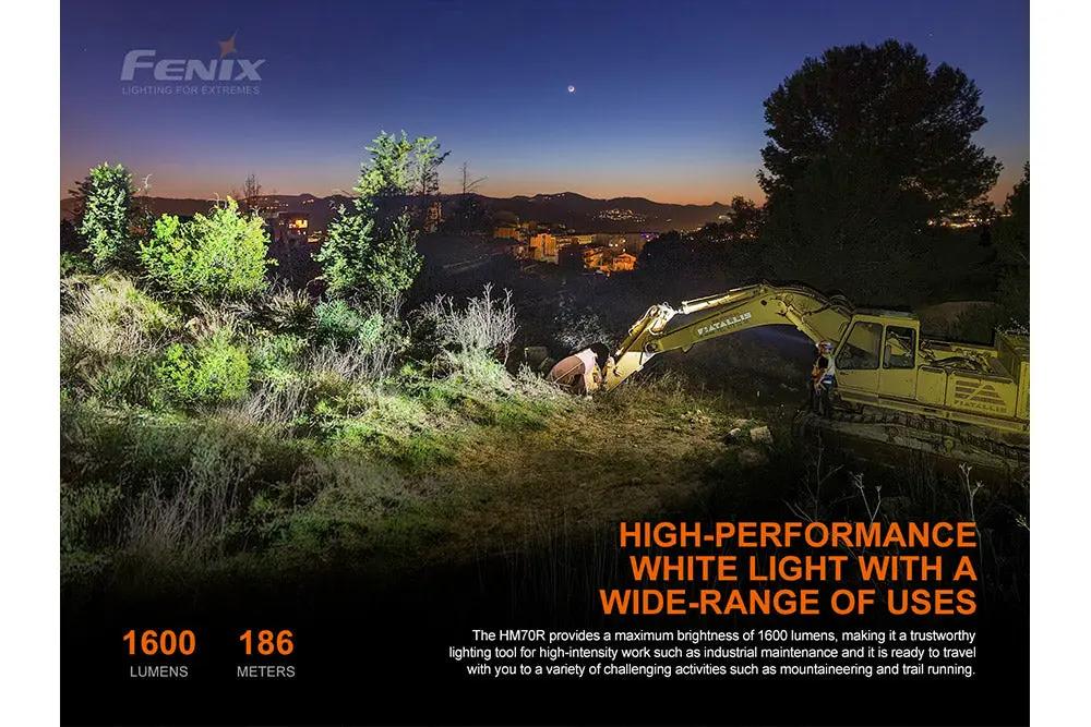 Fenix HM70R Rechargeable LED Headlamp - 1600 Lumens Fenix Store