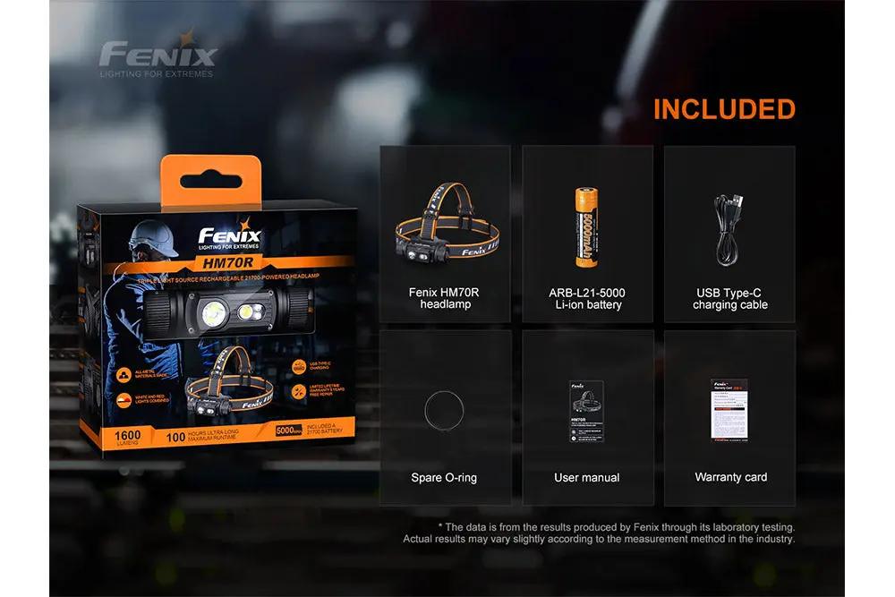 Fenix HM70R Rechargeable LED Headlamp - 1600 Lumens Fenix Store