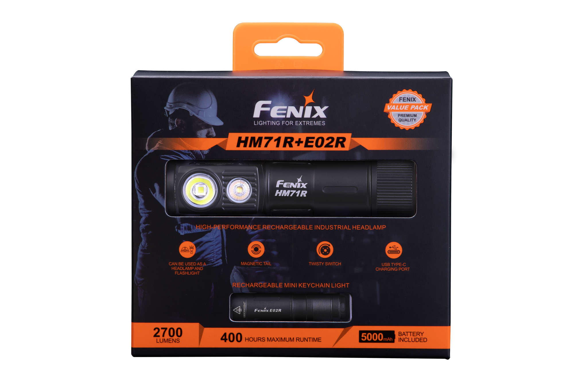 Fenix HM71R Rechargeable Industrial LED Headlamp Fenix Store