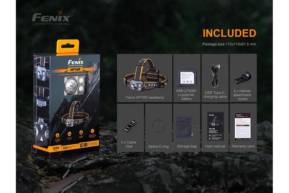 Fenix HP16R Rechargeable Headlamp - 1250 Lumens Fenix Store