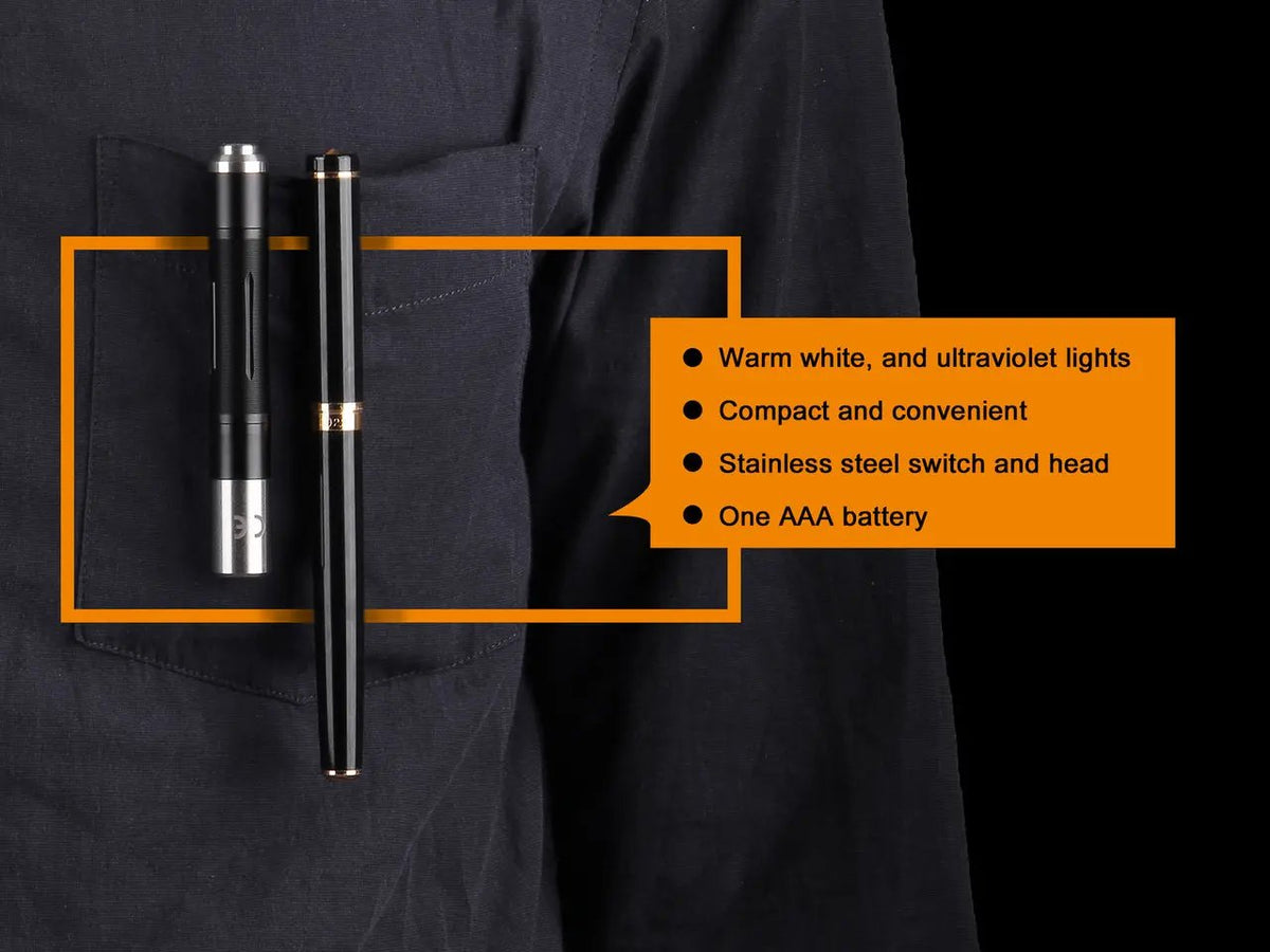 Fenix LD02 V2.0 EDC LED Penlight with UV Lighting Fenix Store